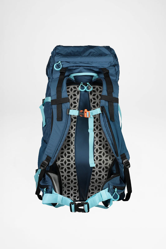Seitenansicht Rucksack Freewind 40L Ski Touring Backpack (Blue Ink/Acqua)