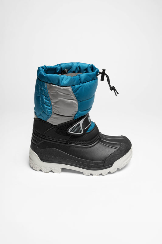 Seitenansicht Snowy 3000 Kinder (Silber/Petrol)