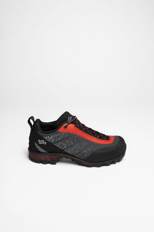 Seitenansicht Ferrata Low GTX Herren (Black/Red)