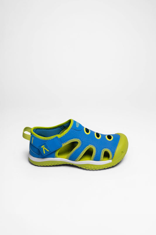 Seitenansicht Stingray Kinder (Brilliant Blue/Chartreuse)