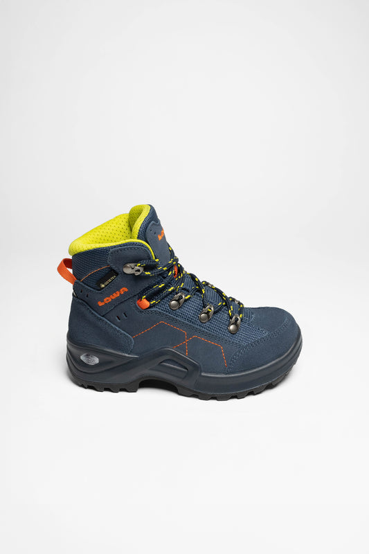 Seitenansicht Kody III GTX Mid Junior Kinder (Blau)