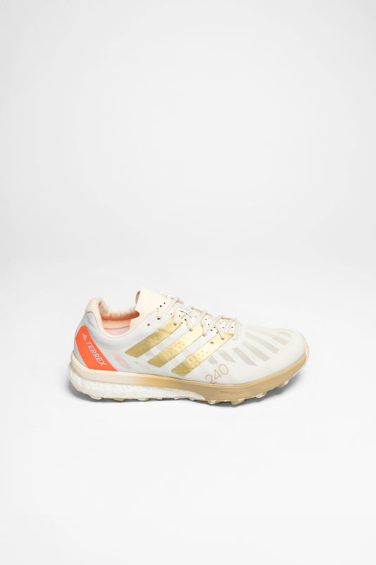 Seitenansicht Terrex Speed Ultra Herren (Weiß/Gelb)