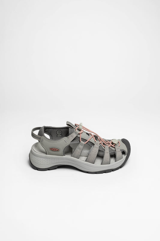 Seitenansicht Astoria West Sandal Damen (Black/Coral)