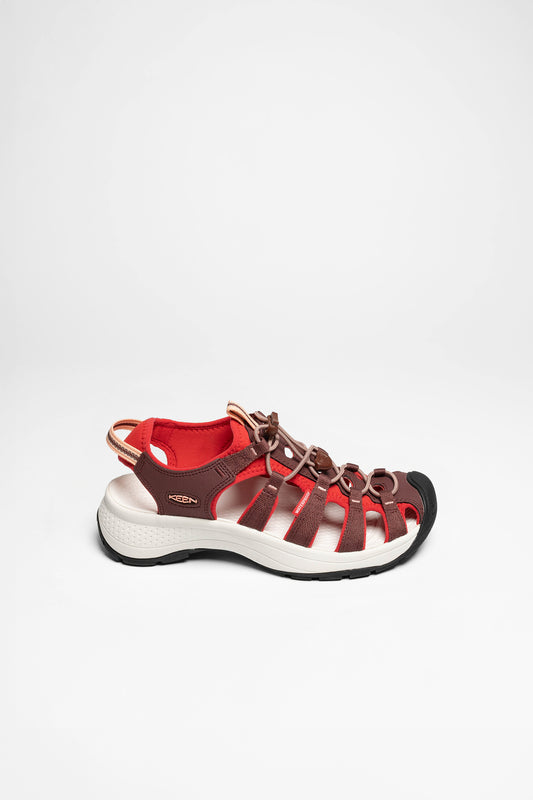 Seitenansicht Astoria West Sandal Damen (Andorra/Red Dahlia)