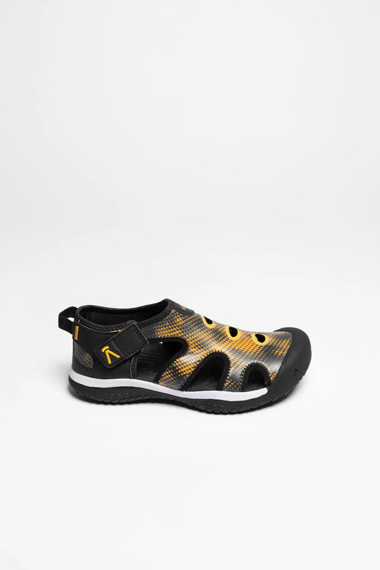 Seitenansicht Stingray Kinder (Black/Saffron)