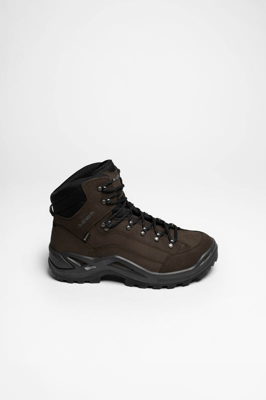 Seitenansicht Renegade Mid GTX Herren (Dunkelbraun/Schwarz)