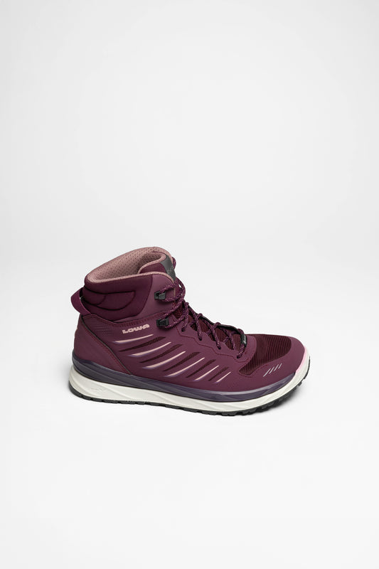 Seitenansicht Axos GTX Mid Ws Damen (Bordeaux/Rose)