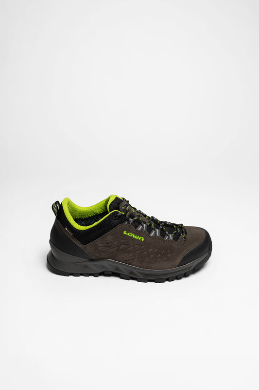 Seitenansicht Explorer II GTX Lo Herren (Anthrazit/Limone)