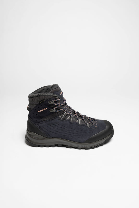 Seitenansicht Lowa Explorer II GTX Mid Ws Damen (Navy/Rose)