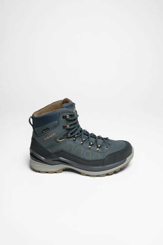Seitenansicht Toro Pro GTX Mid Herren (Stahlblau/Sand)
