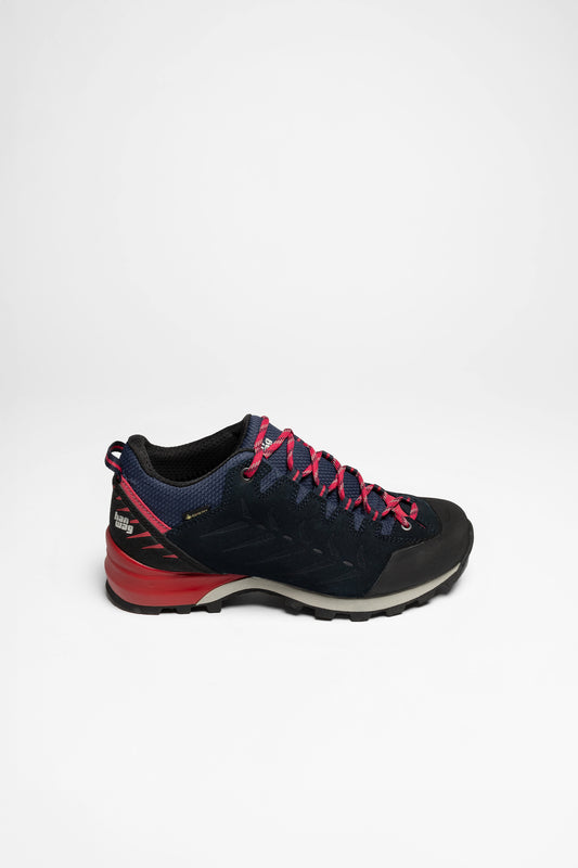 Seitenansicht Makra Pro Low Lady GTX Damen (Navy/Pink)
