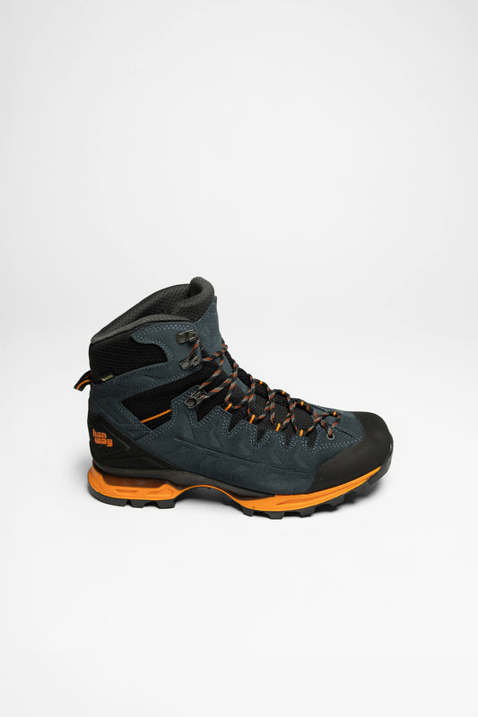 Seitenansicht Makra Trek GTX Herren (Stahl/Orange)