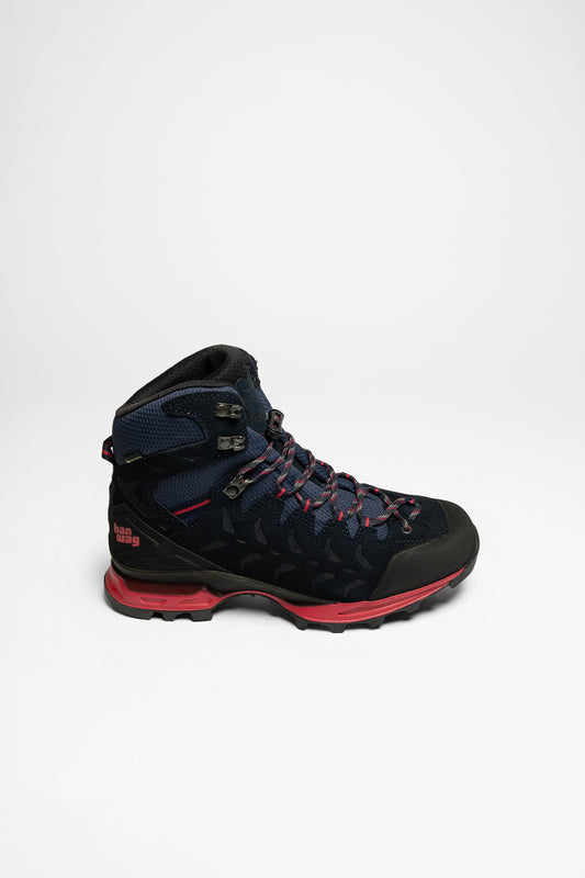 Seitenansicht Makra Trek Lady GTX Damen (Navy/Pink)