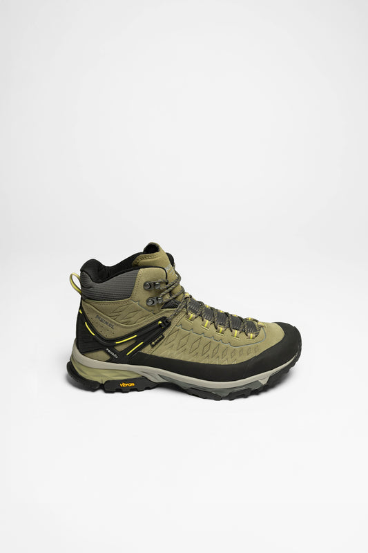 Seitenansicht Top Trail Mid GTX Herren (Natur/Gelb)