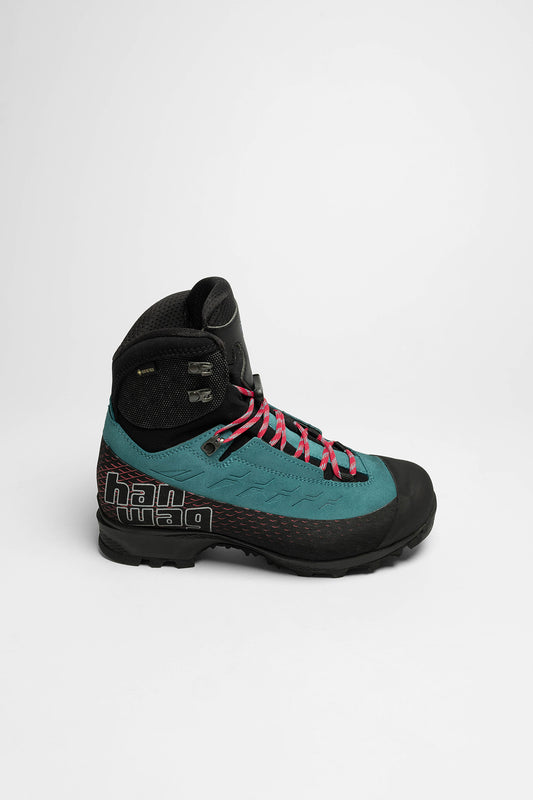 Seitenansicht Ferrata Tour Lady GTX Damen (Icefall/Black)