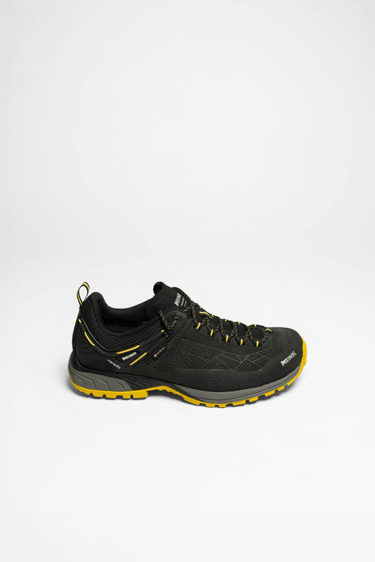 Seitenansicht Top Trail GTX Gelb Hikingschuh (Schwarz/Gelb)