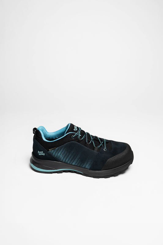 Seitenansicht Klarsby Low Bunion Lady GTX Damen (Navy/Sky)