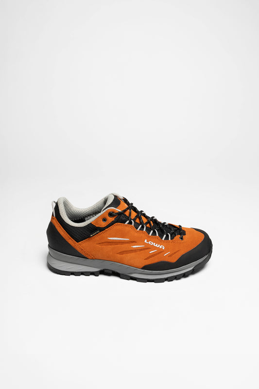 Seitenansicht Delago GTX Lo Herren (Orange/Schwarz)