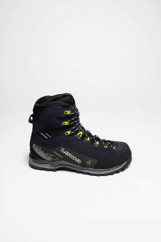 Seitenansicht Cevedale Pro GTX Mid Herren (Navy/Limone)