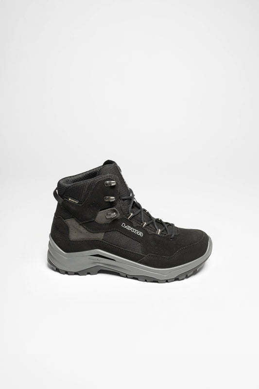 Seitenansicht Ventierra GTX Mid Herren (Schwarz/Grau)
