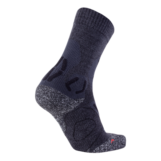 Seitenansicht TREKKING NATURE MERINO MAN Anthracite Black Herren Trekkingsocken
