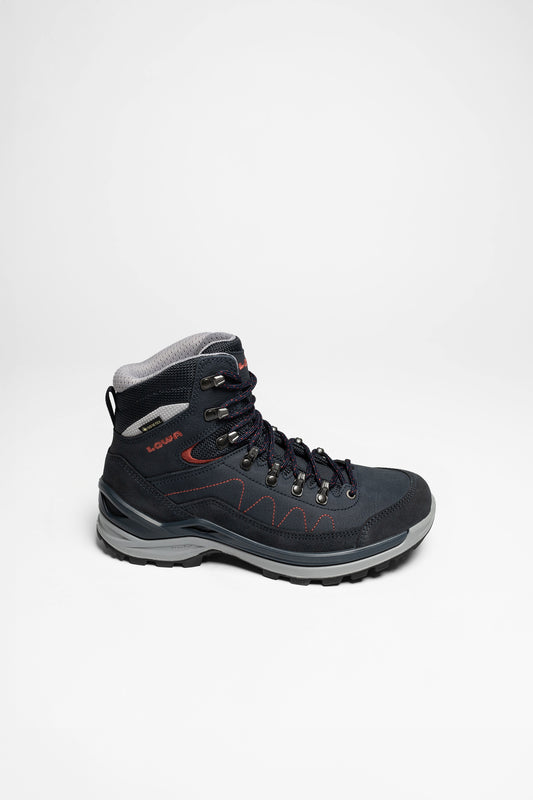Seitenansicht Toro Pro GTX Mid Ws Damen (Navy/Rotholz)