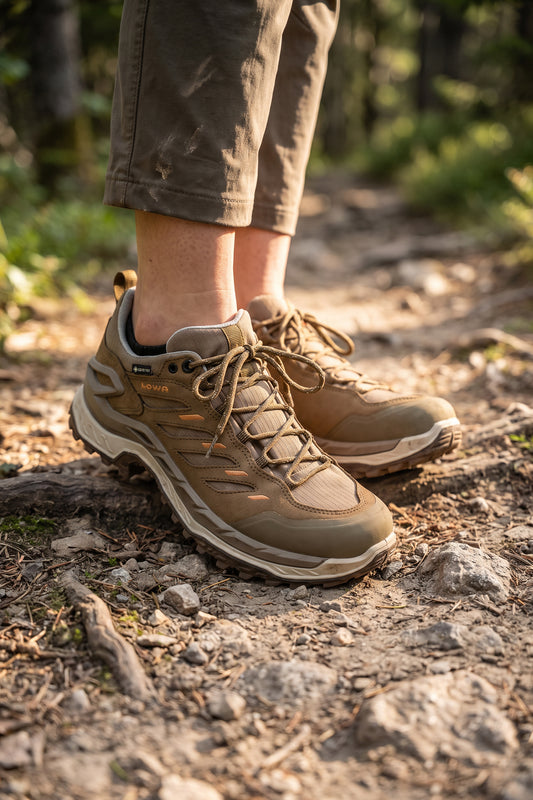 Seitenansicht Innovo GTX Lo Ws Damen (Desert/Pfirsich)