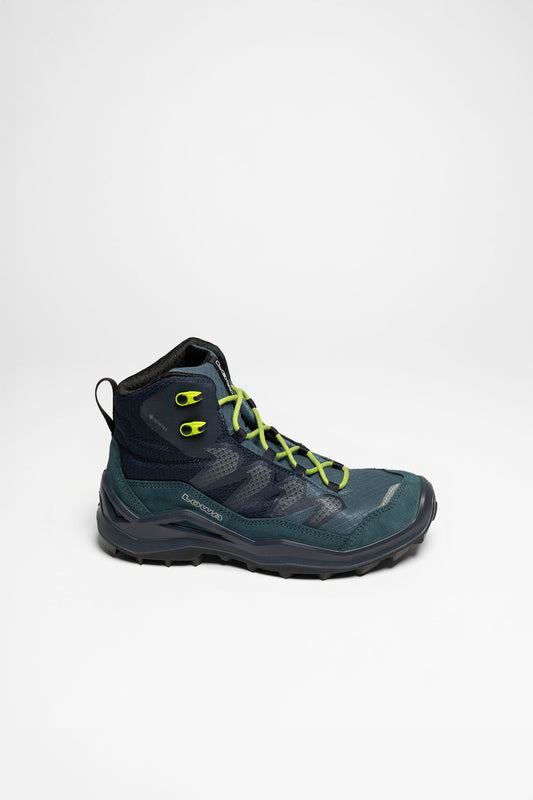 Seitenansicht Maddox Pro GTX Mid Jr Kinder (Petrol/Limone)