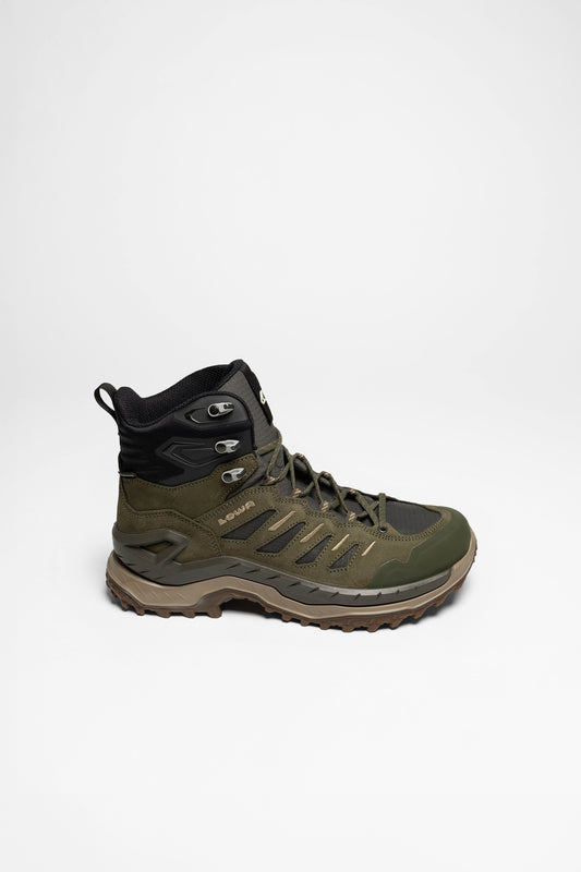 Seitenansicht Innovo Gtx Mid Herren (Oliv/Dunkelgrau)