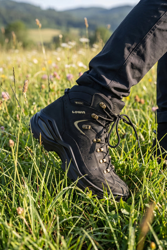Seitenansicht Renegade Evo Gtx Mid Ws Damen (Schwarz/Champagner)